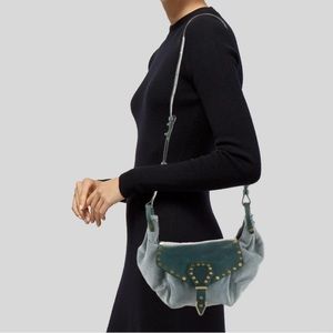 ISABEL MARANT SINLEY SUEDE CROSSBODY BAG